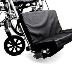 Hermell Products WC2218 Padded Wheelchair Foot Rest 1 Count (Pack of 1) Black